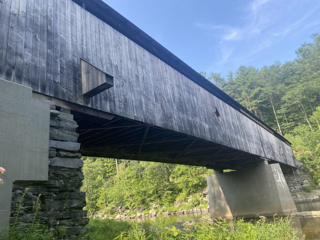 scott covered bridge in townshend vermont