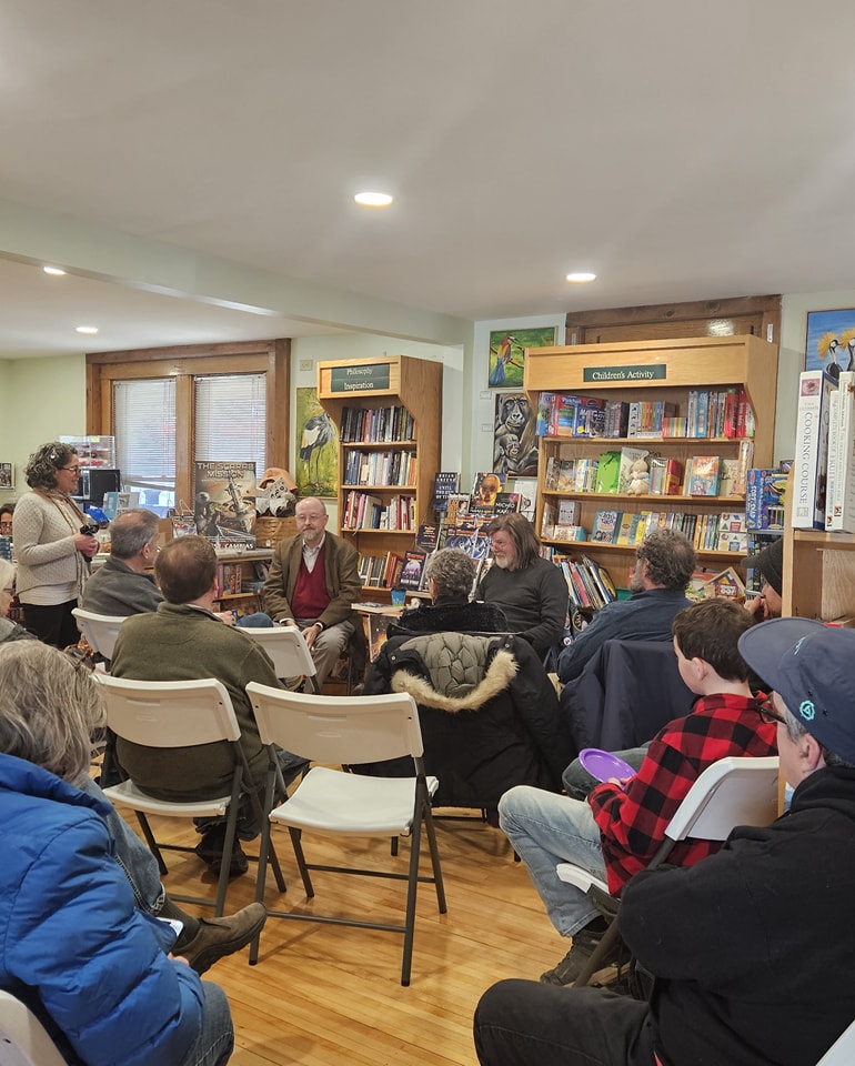 book event at byway books, independent bookstore in brattleboro